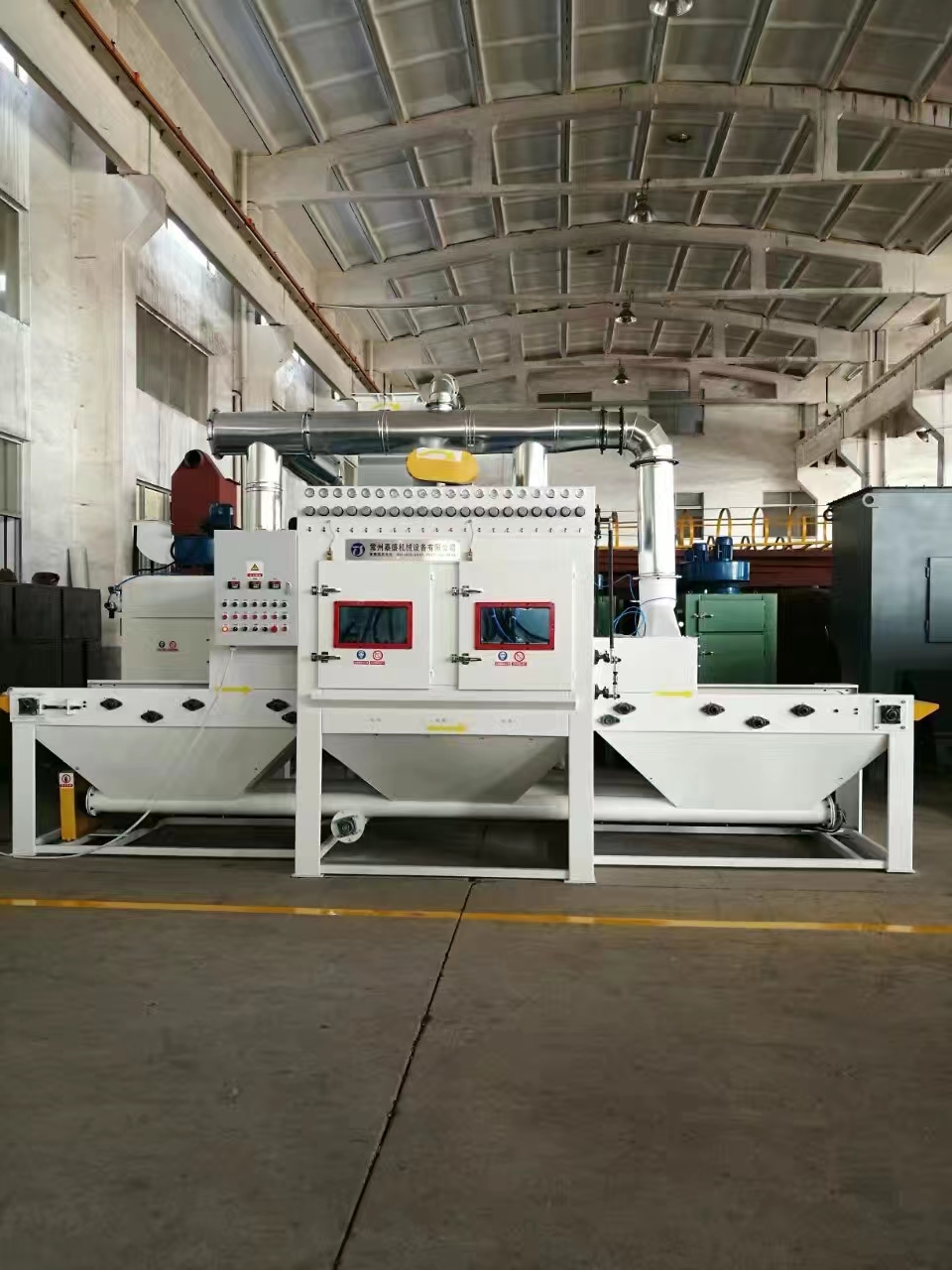 三亚流水线自动喷砂机