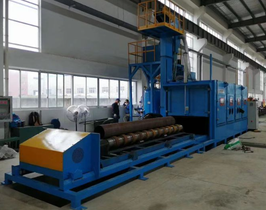 三亚喷砂机在管道除锈中的现场施工应用