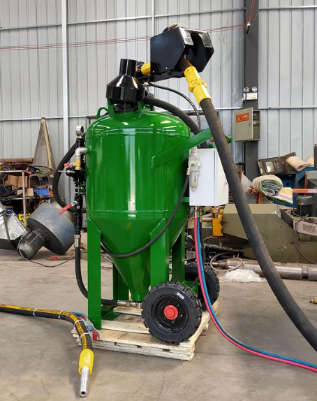三亚移动式喷砂机 户外施工效率翻倍