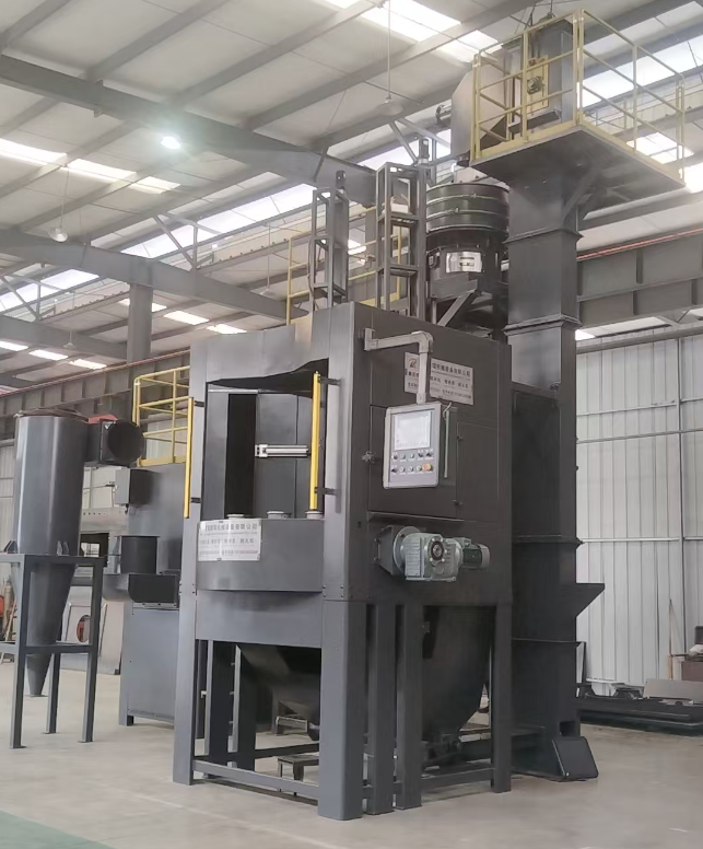 三亚转盘式喷砂机 提升圆形工件处理效率