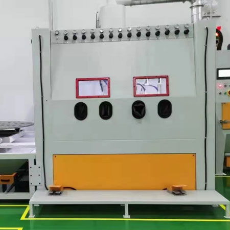 三亚高效生产，从箱体手动喷砂机开始，提升零部件质量